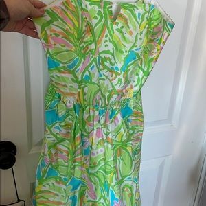 Lily Pulitzer strapless dress size 6